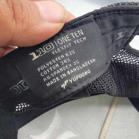 Hurley Pro ASP Surf Flexfit Hat Adult 110 Snapback Mesh Cap Black Embroidered - Picture 8 of 9